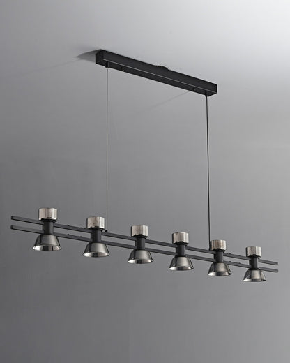 WOMO Brass Linear Chandelier-WM2225