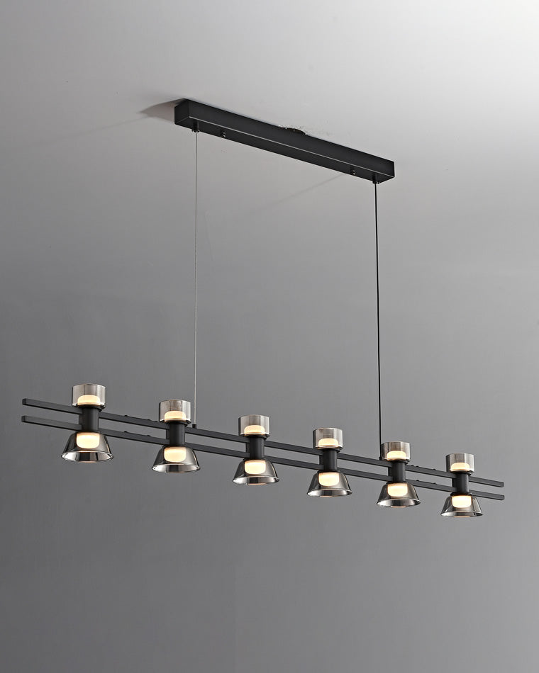 WOMO Brass Linear Chandelier-WM2225