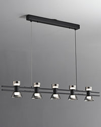 WOMO Brass Linear Chandelier-WM2225