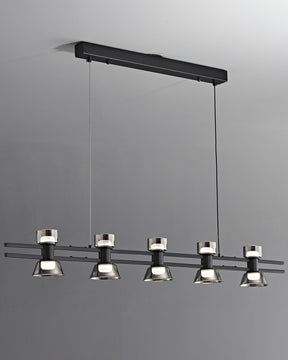 WOMO Brass Linear Chandelier-WM2225