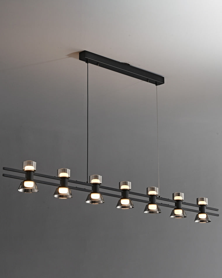 WOMO Brass Linear Chandelier-WM2225