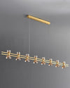 WOMO Brass Linear Chandelier-WM2225 thumbnail