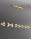 WOMO Brass Linear Chandelier-WM2225 thumbnail
