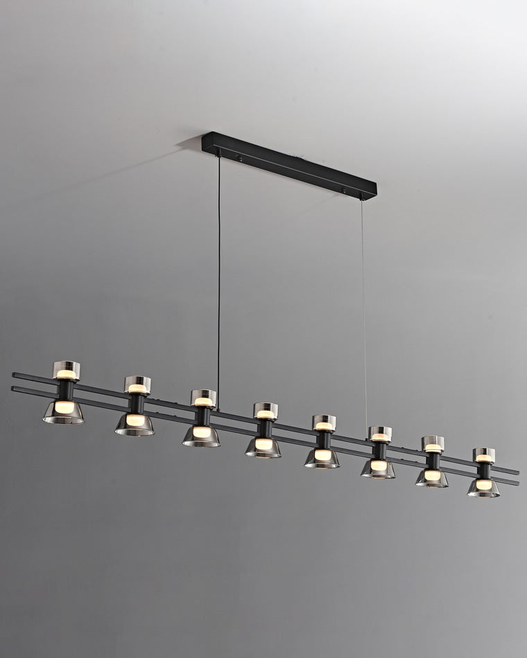 WOMO Brass Linear Chandelier-WM2225