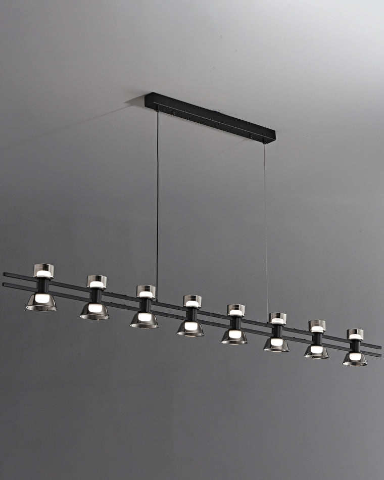 WOMO Brass Linear Chandelier-WM2225