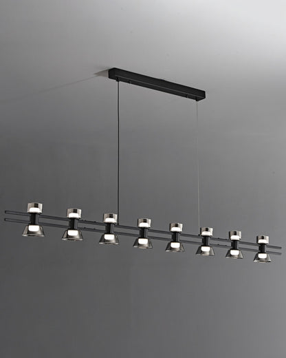 WOMO Brass Linear Chandelier-WM2225