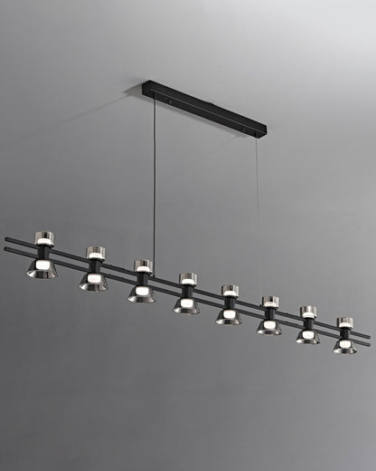 WOMO Brass Linear Chandelier-WM2225