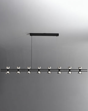 WOMO Brass Linear Chandelier-WM2225