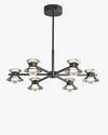 WOMO 6/8/10 Light Black Brass Chandelier-WM2226 thumbnail