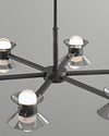 WOMO 6/8/10 Light Black Brass Chandelier-WM2226 thumbnail