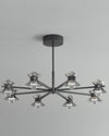WOMO 6/8/10 Light Black Brass Chandelier-WM2226 thumbnail