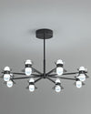 WOMO 6/8/10 Light Black Brass Chandelier-WM2226 thumbnail