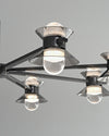 WOMO 6/8/10 Light Black Brass Chandelier-WM2226 thumbnail