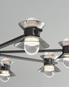 WOMO 6/8/10 Light Black Brass Chandelier-WM2226 thumbnail