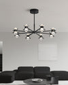 WOMO 6/8/10 Light Black Brass Chandelier-WM2226 thumbnail