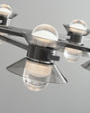 WOMO 6/8/10 Light Black Brass Chandelier-WM2226 thumbnail