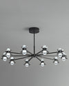 WOMO 6/8/10 Light Black Brass Chandelier-WM2226 thumbnail