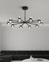 WOMO 6/8/10 Light Black Brass Chandelier-WM2226 thumbnail