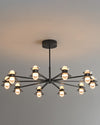 WOMO 6/8/10 Light Black Brass Chandelier-WM2226 thumbnail