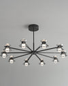 WOMO 6/8/10 Light Black Brass Chandelier-WM2226 thumbnail