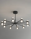 WOMO 6/8/10 Light Black Brass Chandelier-WM2226 thumbnail