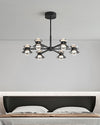 WOMO 6/8/10 Light Black Brass Chandelier-WM2226 thumbnail