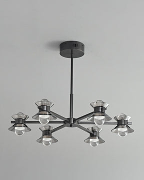 WOMO 6/8/10 Light Black Brass Chandelier-WM2226