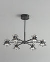 WOMO 6/8/10 Light Black Brass Chandelier-WM2226 thumbnail