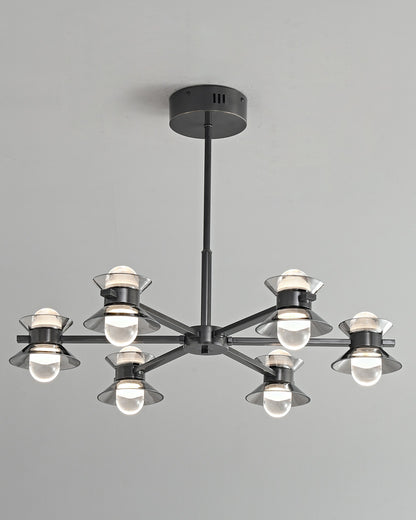 WOMO 6/8/10 Light Black Brass Chandelier-WM2226