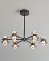 WOMO 6/8/10 Light Black Brass Chandelier-WM2226 thumbnail
