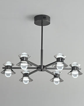 WOMO 6/8/10 Light Black Brass Chandelier-WM2226