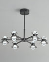 WOMO 6/8/10 Light Black Brass Chandelier-WM2226 thumbnail