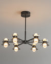 WOMO 6/8/10 Light Black Brass Chandelier-WM2226 thumbnail