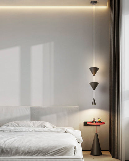 WOMO Unique Cone Pendant Light for Bedroom-WM2229