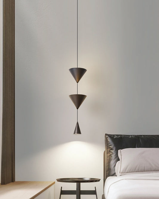 WOMO Unique Cone Pendant Light for Bedroom-WM2229