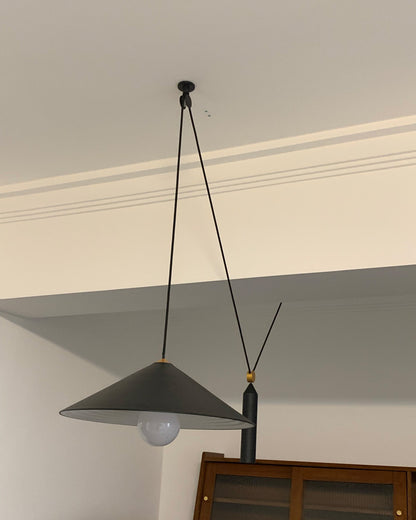 WOMO Cone Counterweight Pulley Swag Pendant Lamp-WM2230