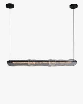 WOMO Hammered Glass Linear Chandelier-WM2233下架