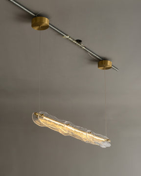 WOMO Hammered Glass Linear Chandelier-WM2233下架