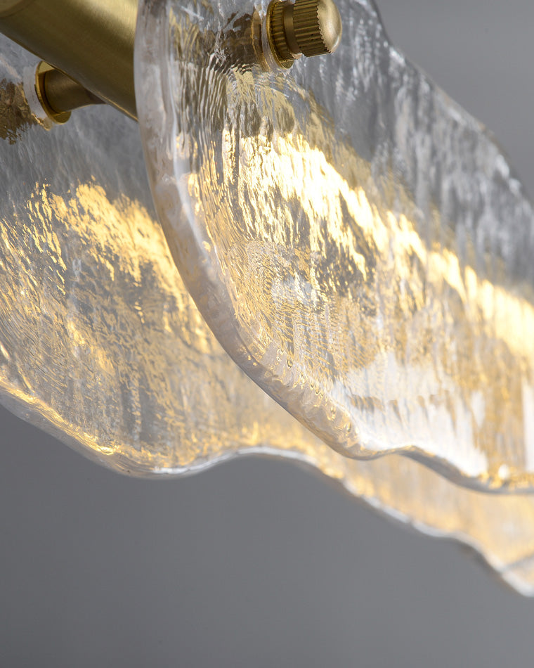 WOMO Hammered Glass Linear Chandelier-WM2233下架