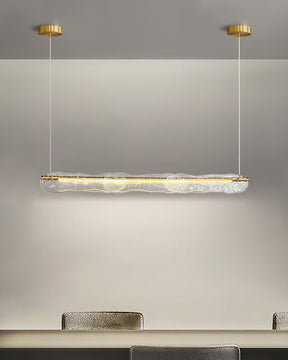 WOMO Hammered Glass Linear Chandelier-WM2233下架