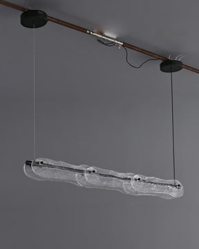 WOMO Hammered Glass Linear Chandelier-WM2233下架