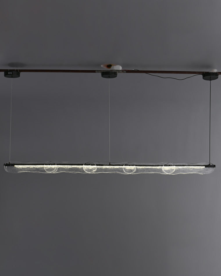 WOMO Hammered Glass Linear Chandelier-WM2233下架