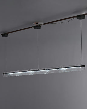 WOMO Hammered Glass Linear Chandelier-WM2233下架