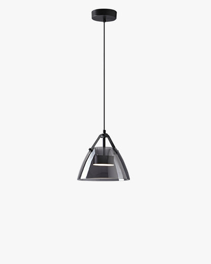 WOMO 3 Light Smoked Glass Pendant Light-WM2238