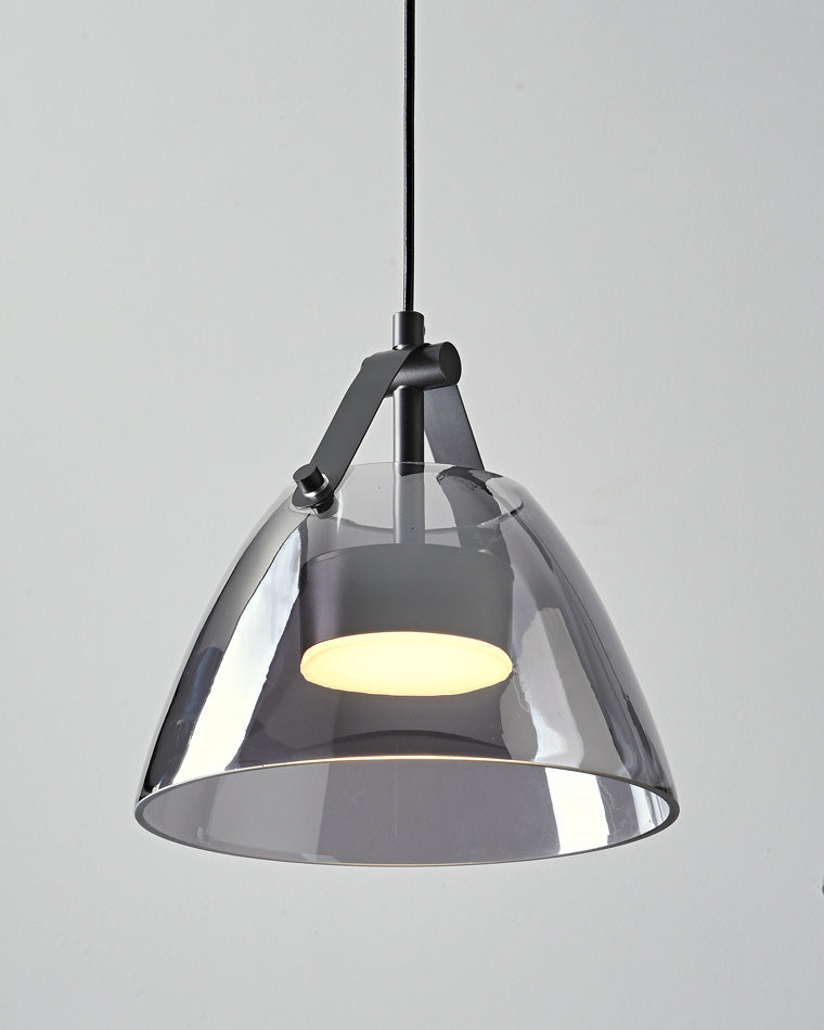 WOMO 3 Light Smoked Glass Pendant Light-WM2238