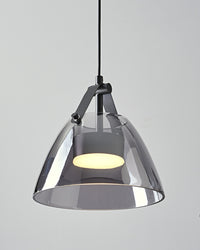 WOMO 3 Light Smoked Glass Pendant Light-WM2238