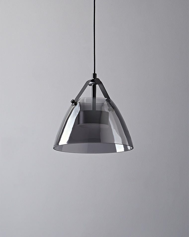 WOMO 3 Light Smoked Glass Pendant Light-WM2238