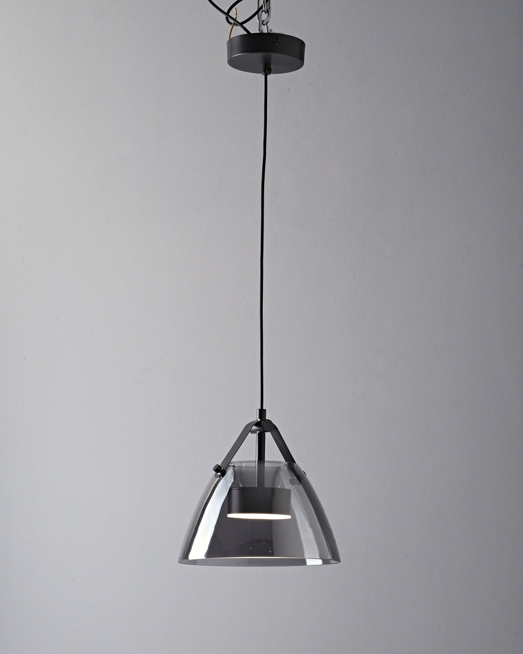 WOMO 3 Light Smoked Glass Pendant Light-WM2238