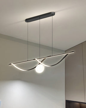 WOMO Moon Sculptural Linear Chandelier-WM2239