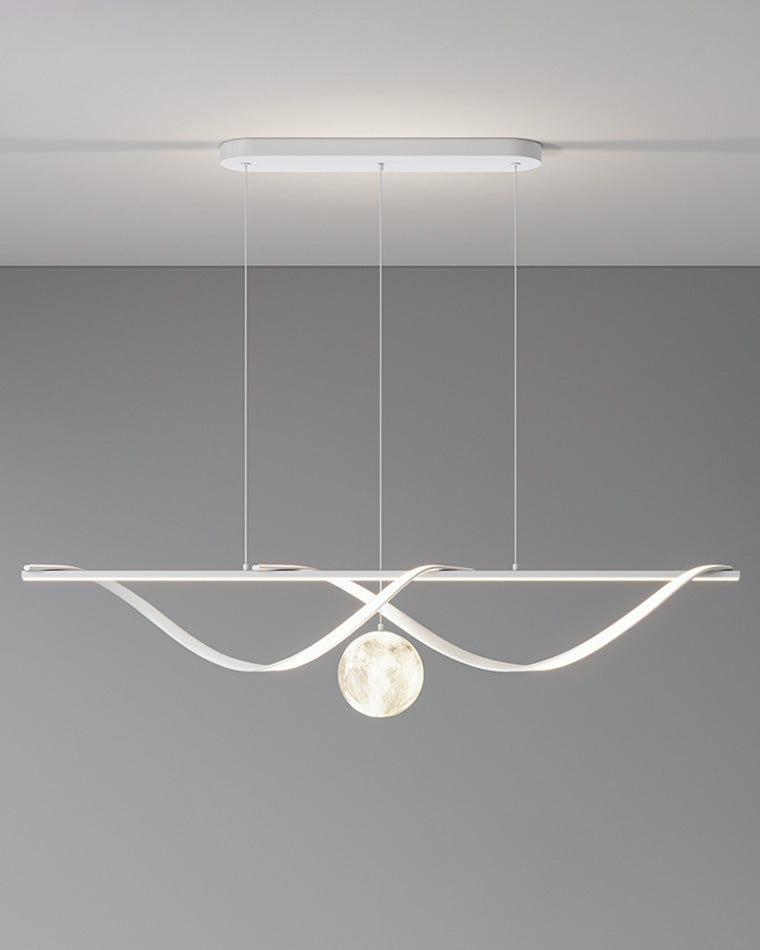 WOMO Moon Sculptural Linear Chandelier-WM2239